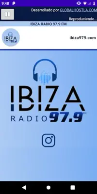 IBIZA RADIO 97.9 FM android App screenshot 1